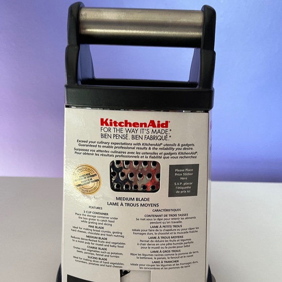 NWOT KitchenAid cheese grater - Picture 3 of 5
